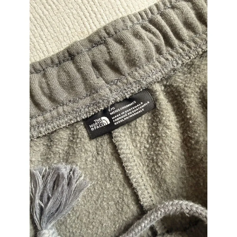 The North Face Gray Fleece Jogger Sweatpants Men's Large - Never Stop Exploring
